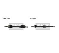 SKF Set Albero Motore Sinistro Destra per Ford Transit Scatola