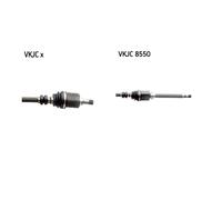 SKF Set Albero Motore Sinistro Destra per Nissan Qashqai + 2 I 2.0