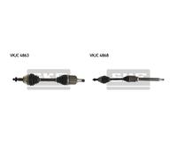 SKF Set Albero Motore Sinistro Destra per Volvo V50 1.6 D2 C30