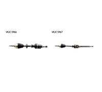 SKF Set Albero Motore Sinistro Dx per Renault Clio II 1.5 DCI