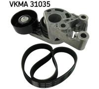 SKF Set Cinghia Scanalata per Audi A2 8Z0 VW Polo 9N_ Fox 5Z1 5Z3 6X1 6E1