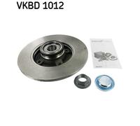 Disco freno SKF VKBD 1012 posteriore, pieno, 1 Pezzo