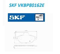 SKF VKBP 80162 E Kit pastiglie freni