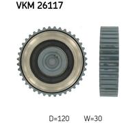 SKF VKM 26117 Galoppino/Guidacinghia, Cinghia dentata per OPEL,RENAULT