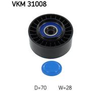 SKF VKM 31008 Galoppino/Guidacinghia, Cinghia Poly-V per AUDI,SEAT,VW