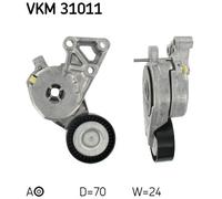 SKF VKM 31011 Tendicinghia, Cinghia Poly-V per AUDI,SEAT,SKODA,VW