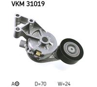 SKF VKM 31019 Tendicinghia, Cinghia Poly-V per AUDI,FORD,SEAT,SKODA,VW