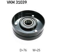 SKF VKM 31039 Galoppino/Guidacinghia, Cinghia Poly-V per AUDI,SKODA,VW
