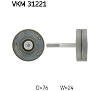SKF VKM 31221 Galoppino/Guidacinghia, Cinghia Poly-V per SEAT,SKODA,VW