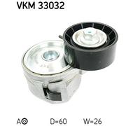 SKF VKM 33032 Tendicinghia, Cinghia Poly-V per CITROËN,FIAT,PEUGEOT