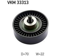 SKF VKM 33313 Galoppino/Guidacinghia, Cinghia Poly-V per CITROËN,FIAT,IVECO,PEUG