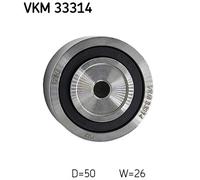 SKF VKM 33314 Galoppino/Guidacinghia, Cinghia Poly-V per CITROËN,FIAT,PEUGEOT