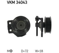 SKF VKM 34043 Tendicinghia, Cinghia Poly-V per FORD