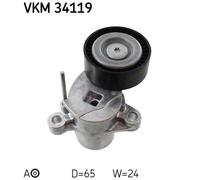 SKF VKM 34119 Tendicinghia, Cinghia Poly-V per FORD