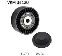 SKF VKM 34120 Galoppino/Guidacinghia, Cinghia Poly-V per FORD,JAGUAR,LAND ROVER,