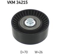SKF VKM 34215 Galoppino/Guidacinghia, Cinghia Poly-V per FORD,VOLVO