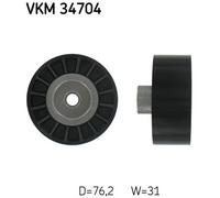 SKF VKM 34704 Galoppino/Guidacinghia, Cinghia Poly-V per FORD