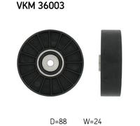 SKF VKM 36003 Galoppino/Guidacinghia, Cinghia Poly-V per RENAULT,VOLVO