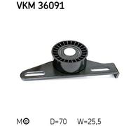 SKF VKM 36091 Tendicinghia, Cinghia Poly-V per DACIA,LADA,NISSAN,RENAULT