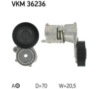 SKF Rullo tenditore, Cinghia Poly-V per FORD VOLVO VKM 36236