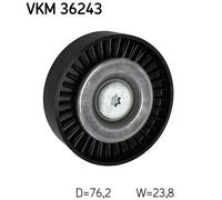 SKF VKM 36243 Galoppino/Guidacinghia, Cinghia Poly-V per LAND ROVER,VOLVO