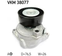 SKF VKM 38077 Tendicinghia, Cinghia Poly-V per MERCEDES-BENZ