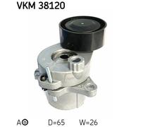 SKF VKM 38120 Tendicinghia, Cinghia Poly-V per DODGE,MERCEDES-BENZ