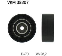 Puleggia di rinvio/guida, cinghia trapezoidale SKF VKM 38207