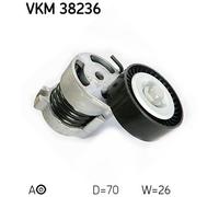 SKF VKM 38236 Tendicinghia, Cinghia Poly-V per BMW,BMW (BRILLIANCE)