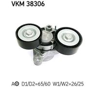 SKF VKM 38306 Tendicinghia, Cinghia Poly-V per BMW