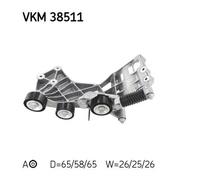 SKF VKM 38511 Tensionatore Cinghia A V Per Mercedes-Benz W169 W245