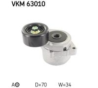 SKF VKM 63010 Tendicinghia, Cinghia Poly-V per HONDA