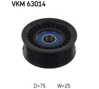 SKF VKM 63014 Galoppino/Guidacinghia, Cinghia Poly-V per HONDA,JEEP