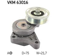 SKF Rullo tensionatore cinghia VKM 63016 Originale - Poly-V per Honda Civic VIII Berlina