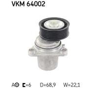 SKF VKM 64002 Tendicinghia, Cinghia Poly-V per MAZDA