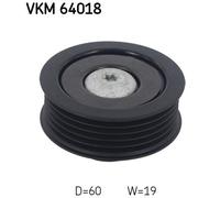 SKF VKM 64018 Galoppino/Guidacinghia, Cinghia Poly-V per HYUNDAI,KIA