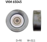 SKF VKM 65045 Galoppino/Guidacinghia, Cinghia Poly-V per MITSUBISHI