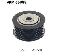 SKF VKM 65088 Galoppino/Guidacinghia, Cinghia Poly-V per CITROËN,MITSUBISHI,PEUG