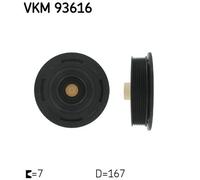 SKF VKM 93616 Puleggia cinghia, Albero a gomiti per NISSAN,OPEL,RENAULT,VAUXHALL