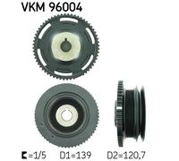 Puleggia della cinghia, albero motore SKF VKM 96004