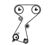 SKF VKMA 06112 Kit cinghie dentate per RENAULT