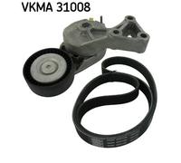 SKF Kit Cinghie Poly-V VKMA 31008 EPDM (Etilene-Propilene-Diene-Caucciù)