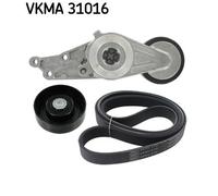 SKF VKMA 31016 Kit Cinghie Poly-V per AUDI