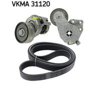 SKF VKMA 31120 Kit Cinghie Poly-V per AUDI,SEAT,SKODA,VW