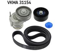 SKF VKMA 31154 Kit Cinghie Poly-V per AUDI,SEAT,SKODA,VW