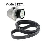SKF VKMA 31274 Set Cinghia Scanalata per VW Arteon Audi A3 Skoda Seat Cupra