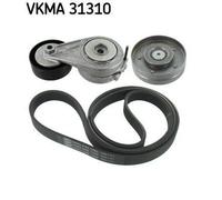 SKF VKMA 31310 Kit Cinghie Poly-V per AUDI Q5 (8RB) A4 Avant (8K5, B8)