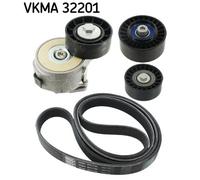 SKF VKMA 32201 Kit Cinghie Poly-V