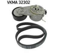 SKF VKMA 32302 Kit Cinghie Poly-V per ABARTH,ALFA ROMEO,CHRYSLER,FIAT,LANCIA,OPE