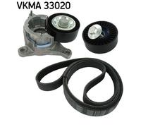 SKF VKMA 33020 Kit Cinghie Poly-V per CITROËN,PEUGEOT